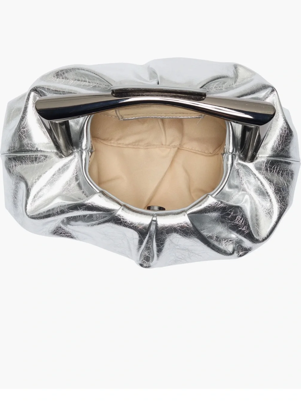 BCBGMaxAzria shiny metallic